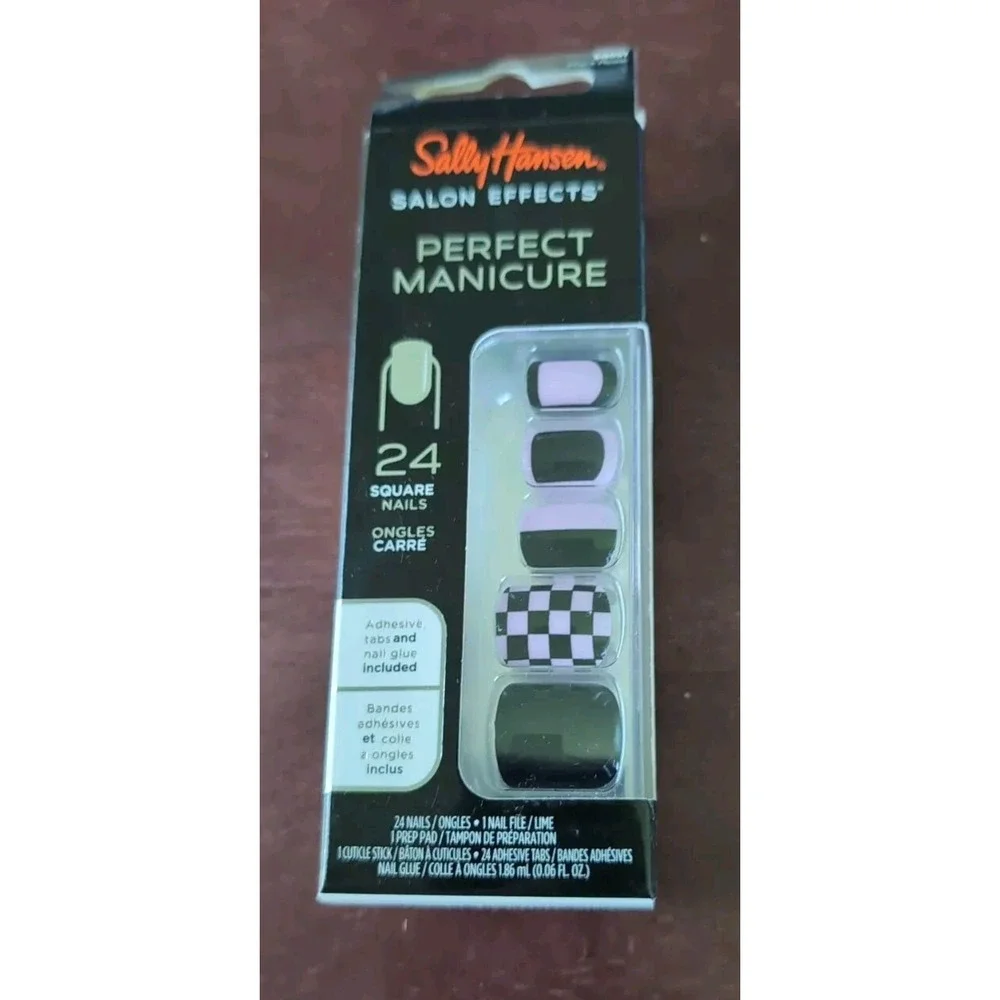 Sally Hansen Salon Effects Perfect Manicure Nails Kit Square